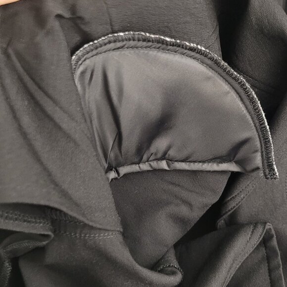 Laura Black Blazer Pockets Collar Single Breasted Business Casual Jacket Size 12 - Picture 10 of 14